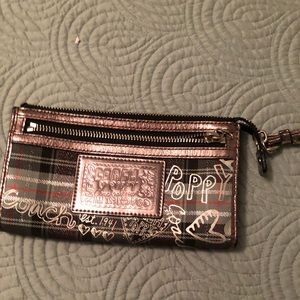 Coach clutch wallet/wristlet